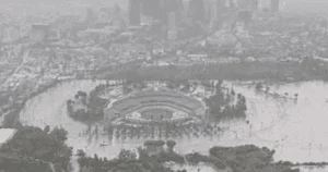 Dodger Stadium
Dodger Stadium Engulfed in Floodwaters?